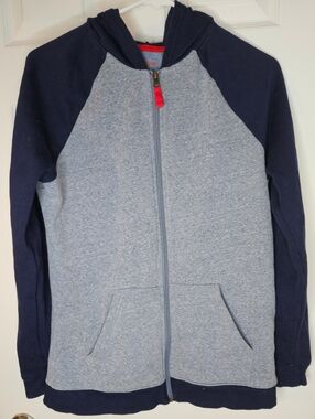 Boy's Zip Up Hooded Sweatshirt.  Front Pockets. Size XL (16)